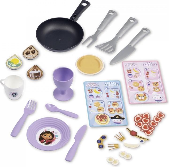 Immagine prodotto Smoby Casa delle bambole di Gabby, cucina mobile (43 x 35 x 76 cm) - Con 13 accessori - per i bambini a
