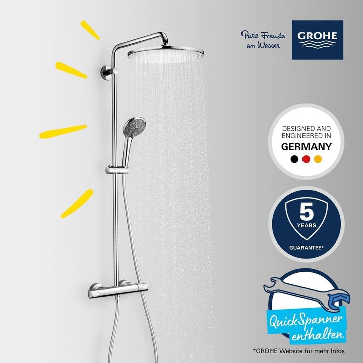 Actual product image Grohe Vitalio System 310 shower system