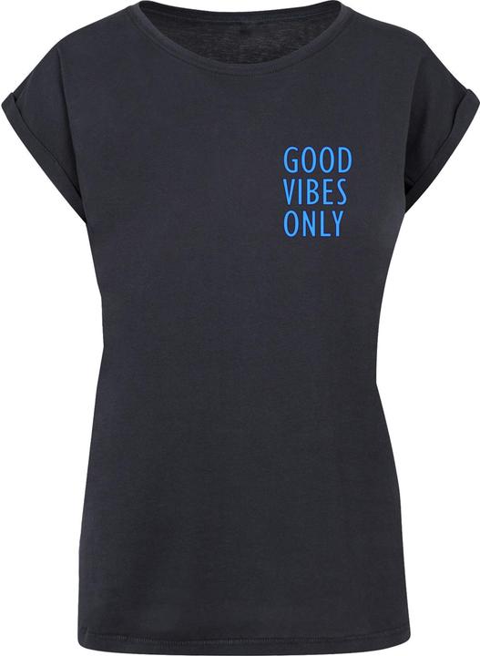 Produktbild Merchcode Ladies Good Vibes Only Extended Shoulder Tee - 118097 (M)