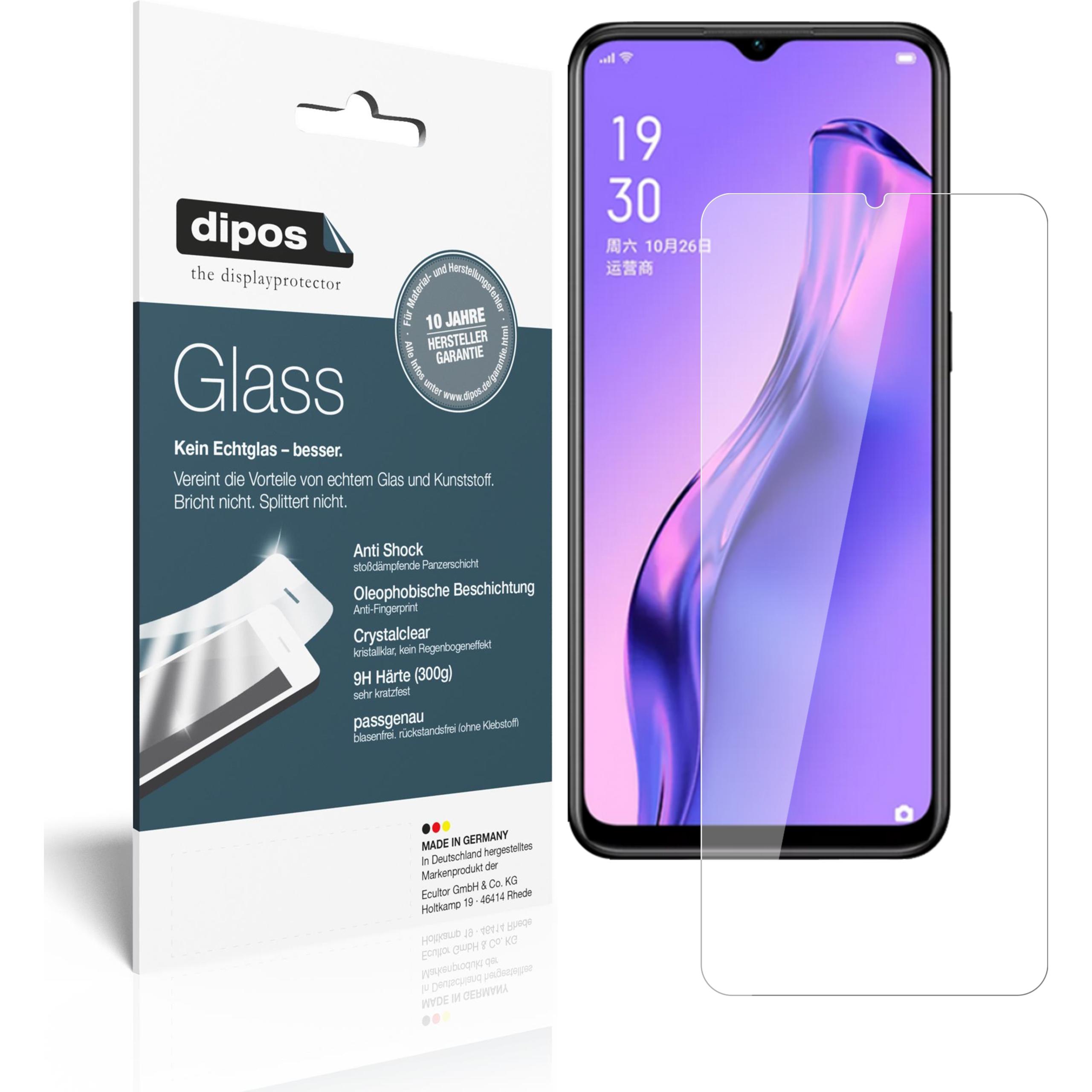 Dipos Displayschutz Anti-Shock (1 Stück, Oppo A31), Smartphone Schutzfolie, Transparent