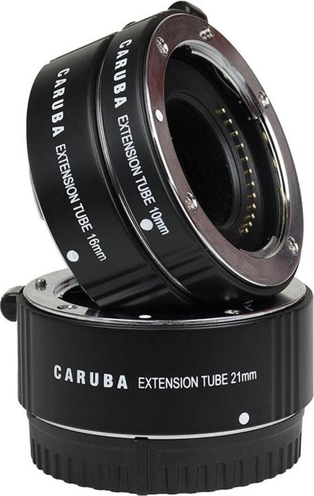 Caruba Extension Tube Set Nikon 1 Serie Chrom (Makro-Zwischenring)