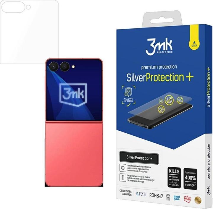 Image du produit 3MK Folia antymikrobowa SilverProtect+ montowana na mokro do Samsung Galaxy Z Flip7 (Samsung Galaxy Z Flip7)