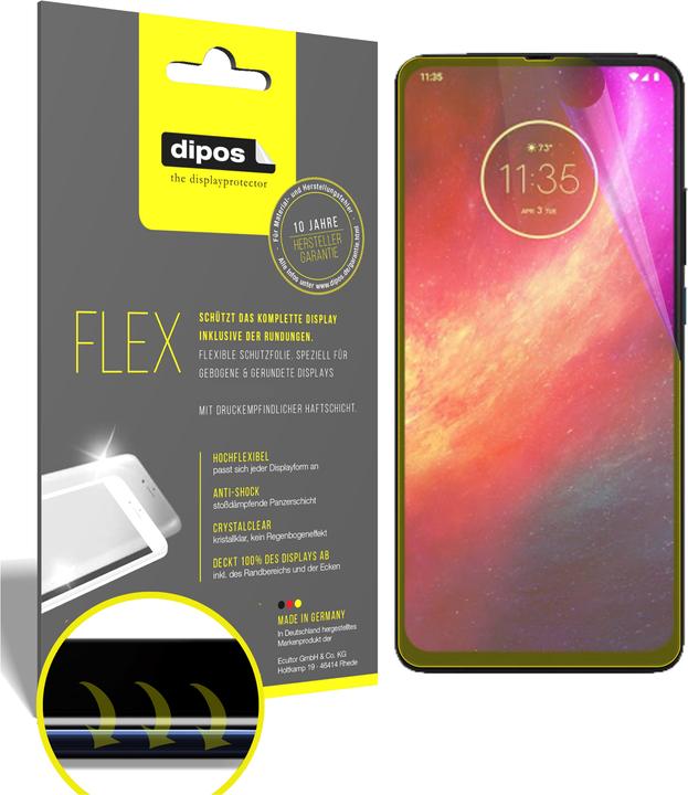 DIPOS - Pellicola Protettiva Compatibile Con Motorola Moto 360 (2019) Protezione