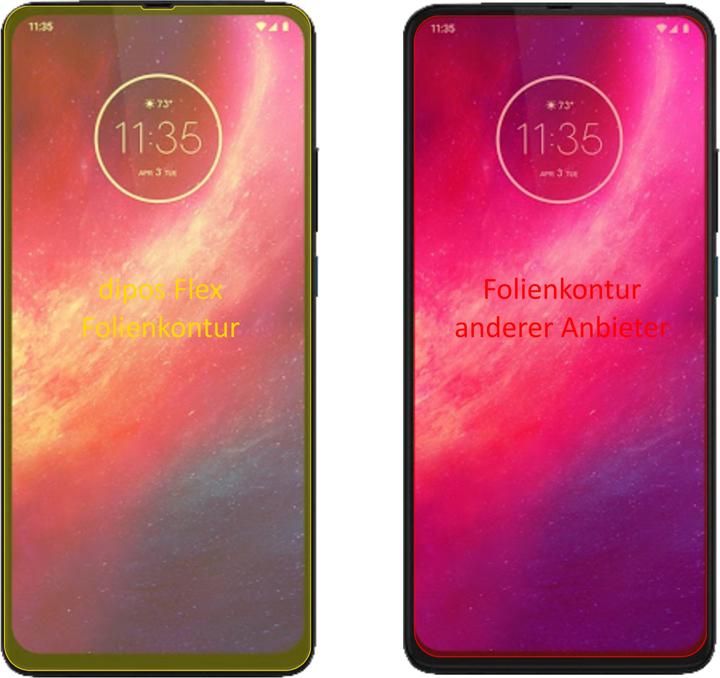 Actual product image Dipos Screen Protector Full-Cover 3D (Motorola One Hyper)