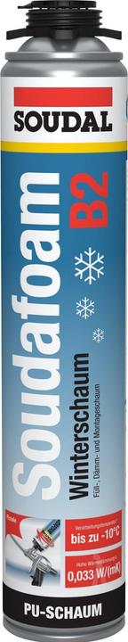 Produktbild Soudal Soudafoam 1K Winterschaum Pistolenschaum B2 grün 750 ml (750 ml)