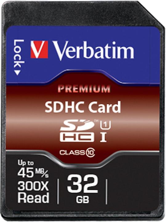 Immagine prodotto Verbatim Scheda SDHC Classe 10 Premium (32 GB, SDHC, U1, UHS-I)