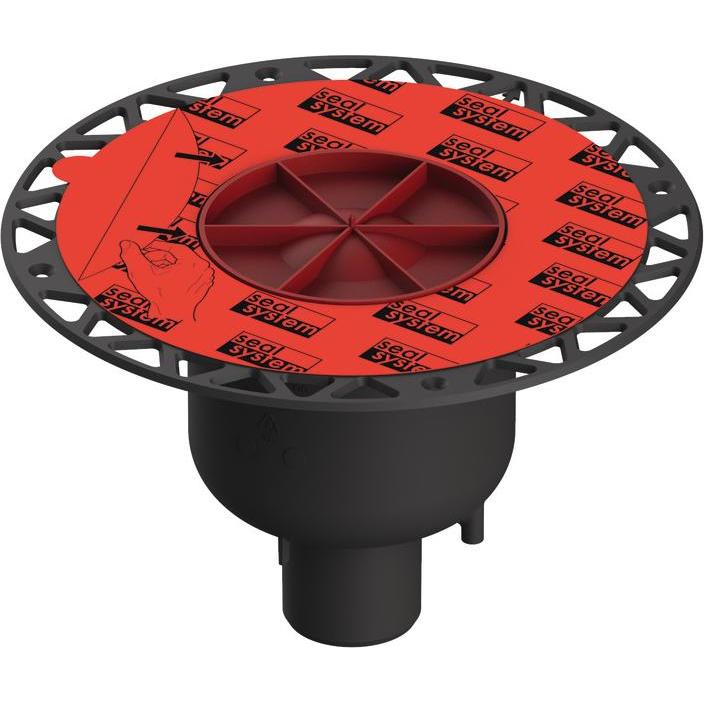 TECE, Duschrinne, TECEdrainpoint S Ablaufset senkrecht Kunststoff, mit Universalflansch DN 50 (255 mm)