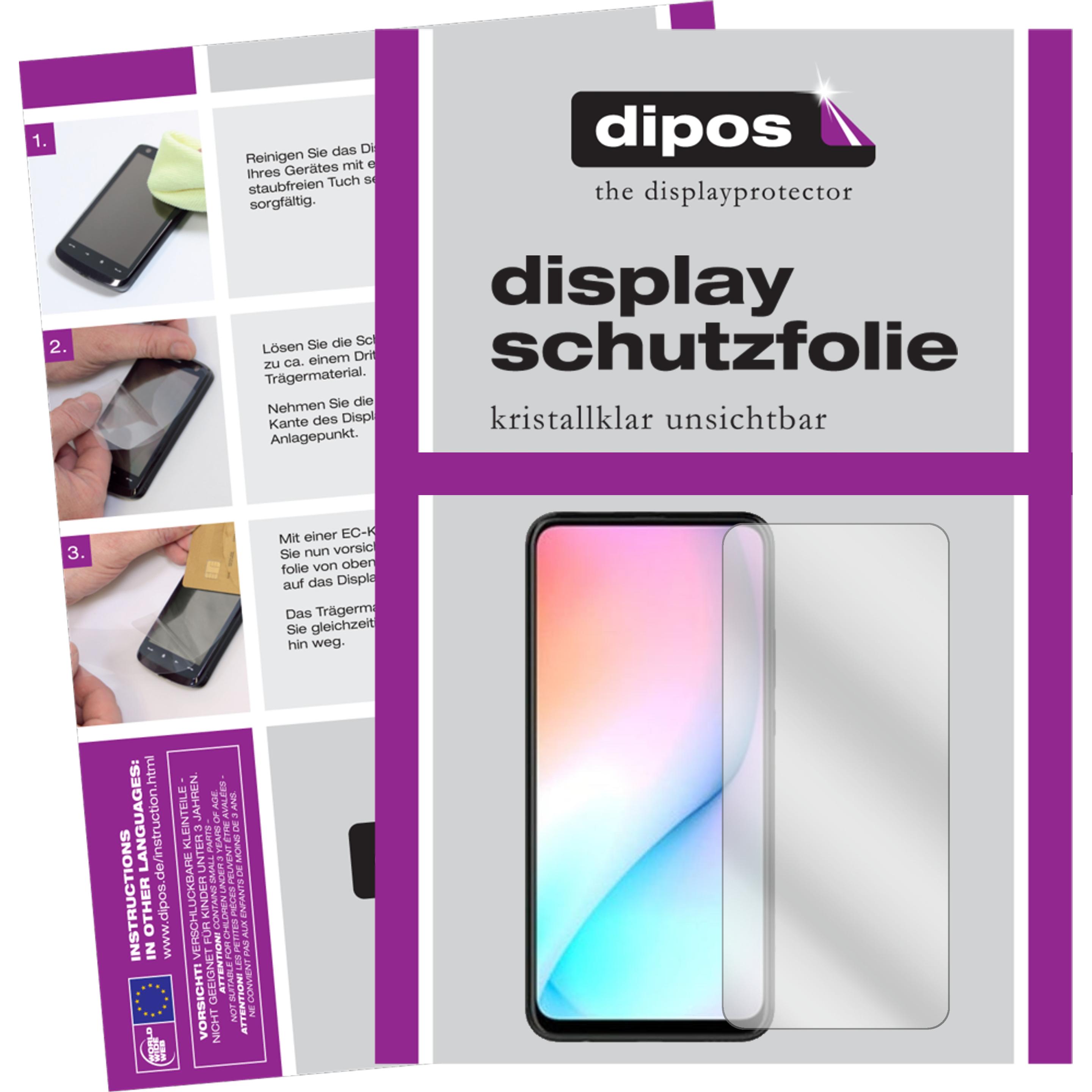 Dipos Displayschutzfolie Crystalclear (5 Stück, Huawei Enjoy 10 Plus), Smartphone Schutzfolie, Transparent