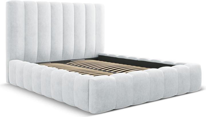 Actual product image Micadoni Storage Bed With Headboard, "Kelp", 230x185x125Made in Europe (160 x 200 cm)