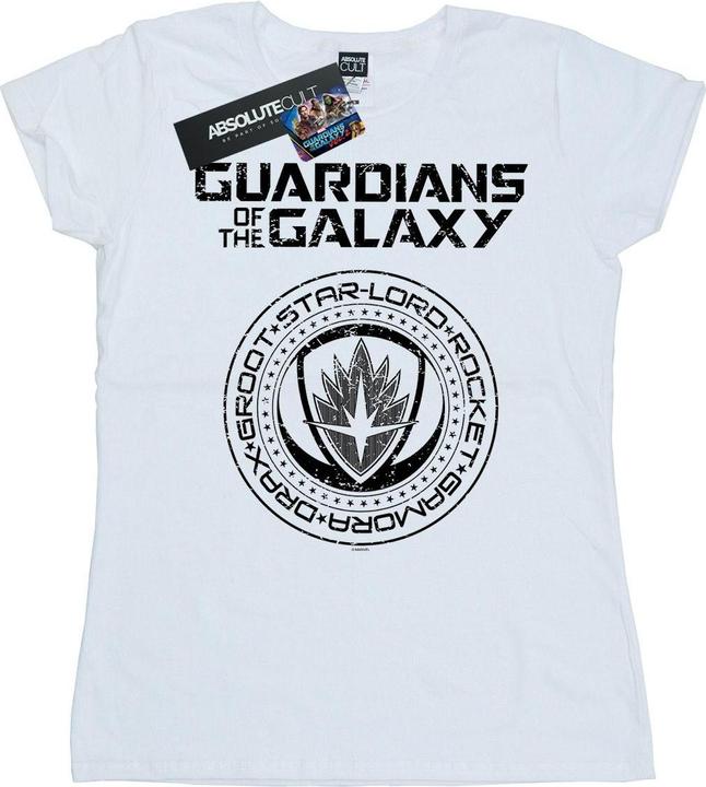 Actual product image Womens/Ladies Guardians Of The Galaxy Vol. 2 Distressed Seal Cotton T-Shirt (XXL)