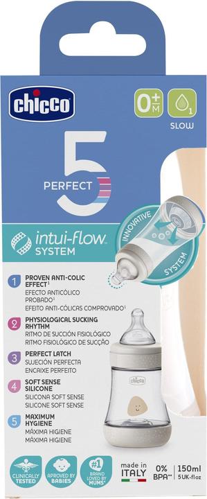 Image du produit Chicco Perfect 5 biberon 150ml, neutre (150 ml)