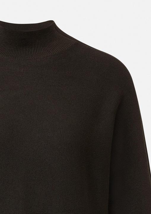 Image du produit Comma Strickpullover Viskosestretch-Pullover mit Rippdetails (46)