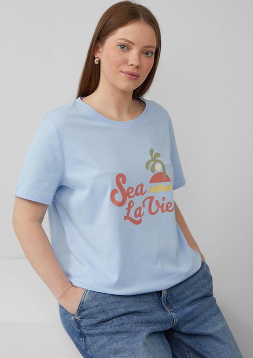 Produktbild S.Oliver T-Shirt Baumwollshirt mit Frontprint (46)