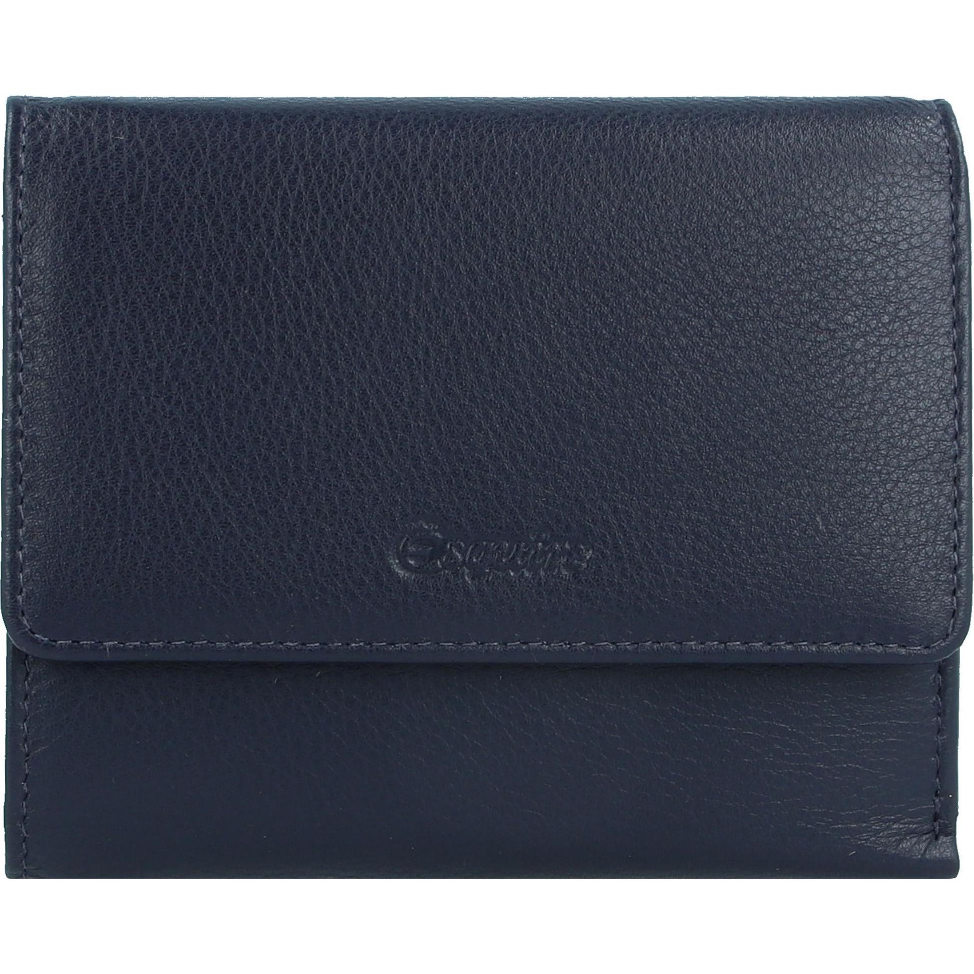 Esquire, Damen, Portemonnaie, Viktoria Geldbörse RFID Leder 12 cm, Blau