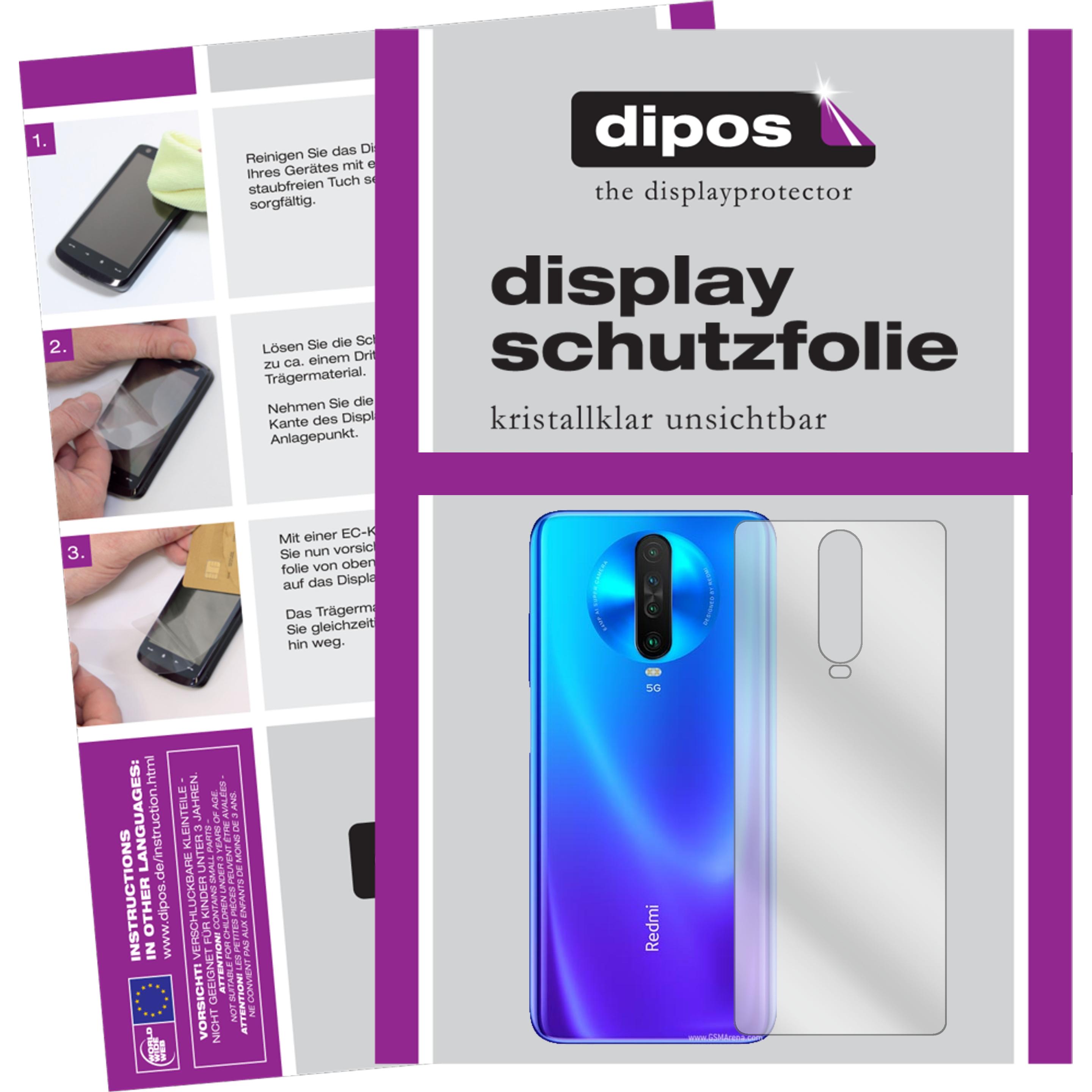Dipos Displayschutzfolie Crystalclear (6 Stück, Xiaomi Poco X2), Smartphone Schutzfolie, Transparent