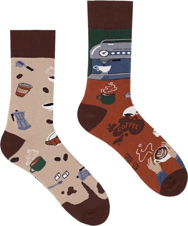 Spox Sox – Mismatched Lustig Odd Socken - und socken – Kaffee
