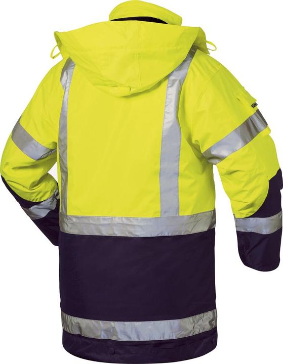 Actual product image Elysee Men's high visibility jacket WALLACE yellow, navy size S (S)