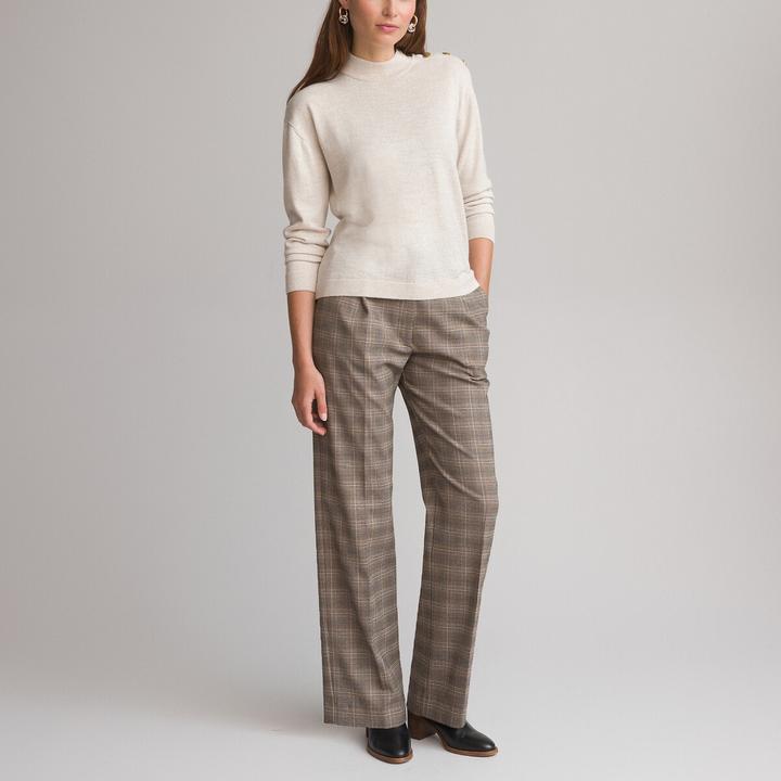 Actual product image Anne Weyburn Fine knit jumper with stand-up collar (40, 42)