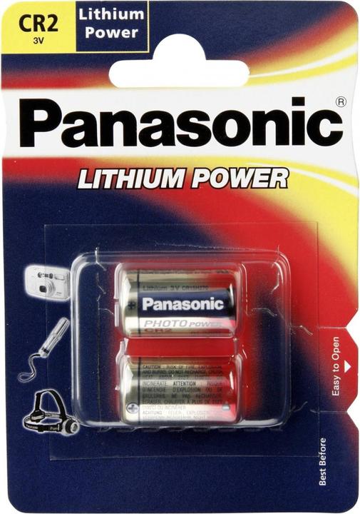 Actual product image Panasonic Photo Lithium CR2 (2 pcs., CR2, 850 mAh)