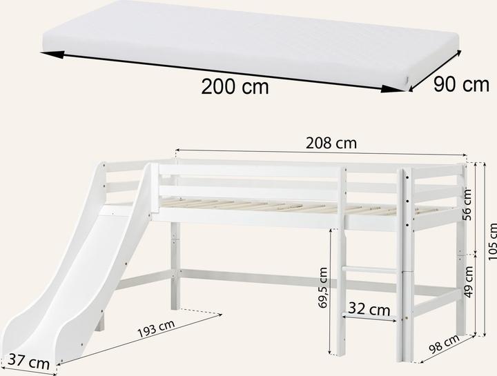 Produktbild Hoppekids Eco Dream (90 x 200 cm)