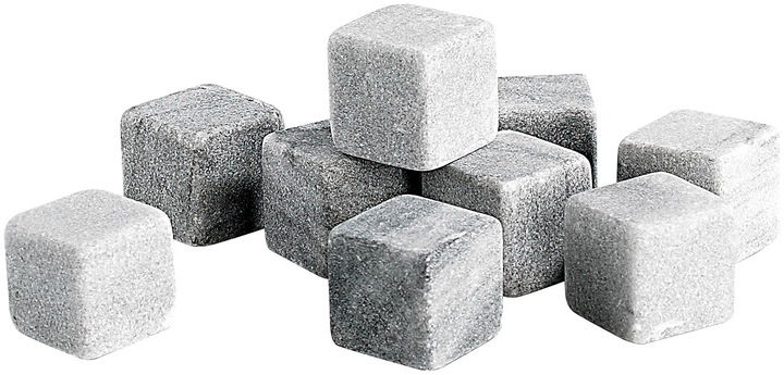 Produktbild Rosenstein & Söhne 9er-Set Dauer-Eiswürfel aus Speckstein (Whisky Steine)