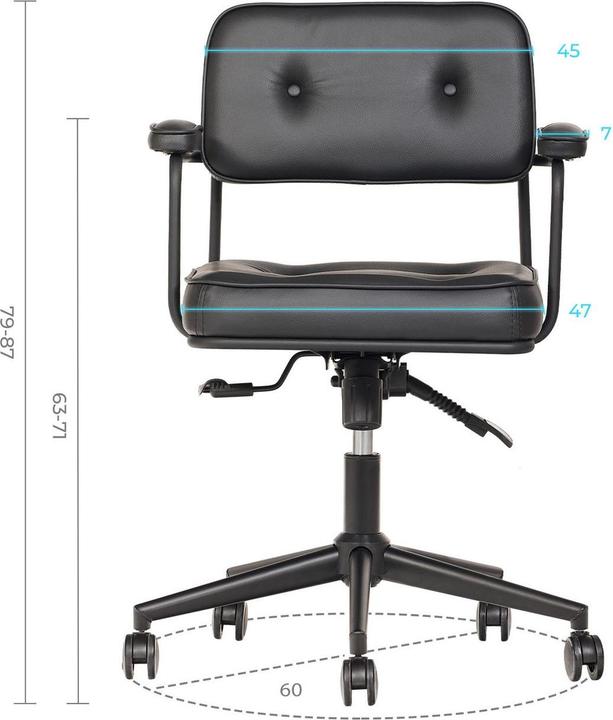 Image du produit Kalune Design Jupi Black Office Chair