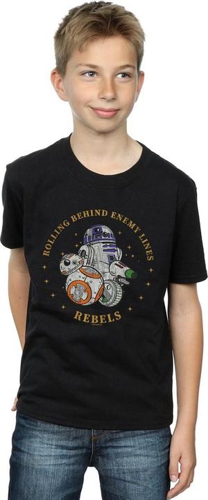 Immagine prodotto Star Wars The Rise Of Skywalker Rolling Behind Enemy Lines Maglietta Ragazzi (116)