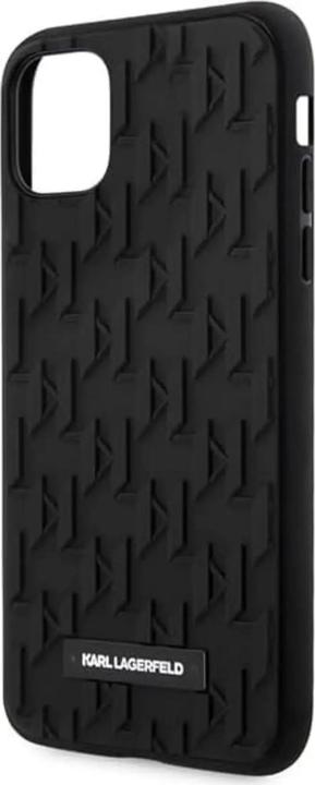 Produktbild Karl Lagerfeld KLHCN61RUPKLPK iPhone 11 / Xr 6.1" hardcase czarny/black 3D Monogram (Apple iPhone XR)