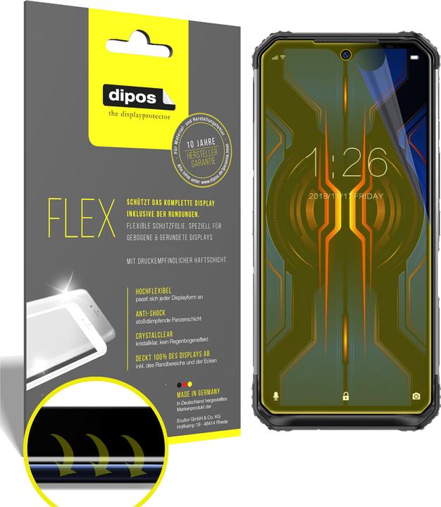 Produktbild Dipos Displayschutzfolie Full-Cover 3D (3 Stk., Doogee S95 Pro)