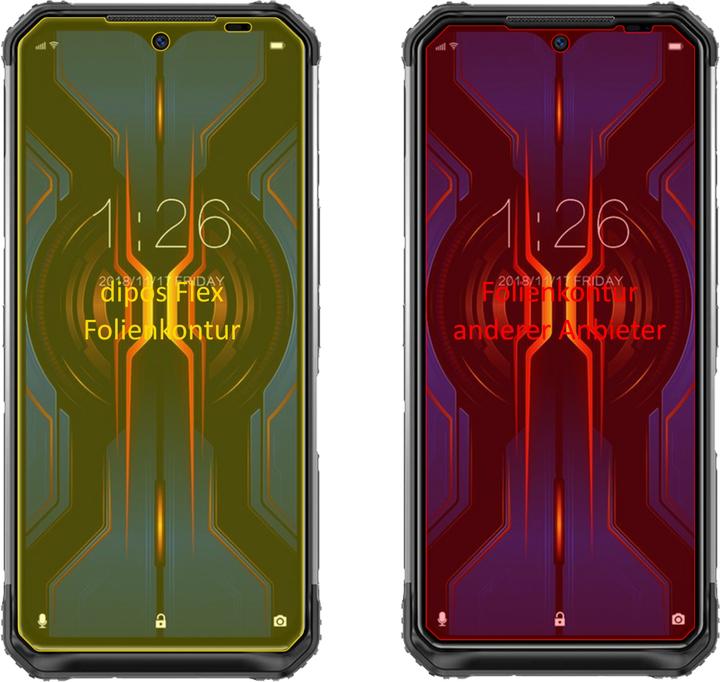 Produktbild Dipos Displayschutzfolie Full-Cover 3D (3 Stk., Doogee S95 Pro)