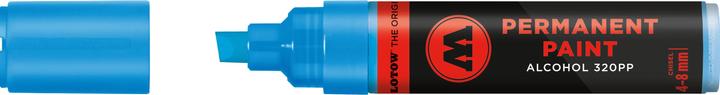 Actual product image Molotow Brand 320PP refillable 4-8mm shock blue medium (shock blue medium, 8 mm, 1 x)