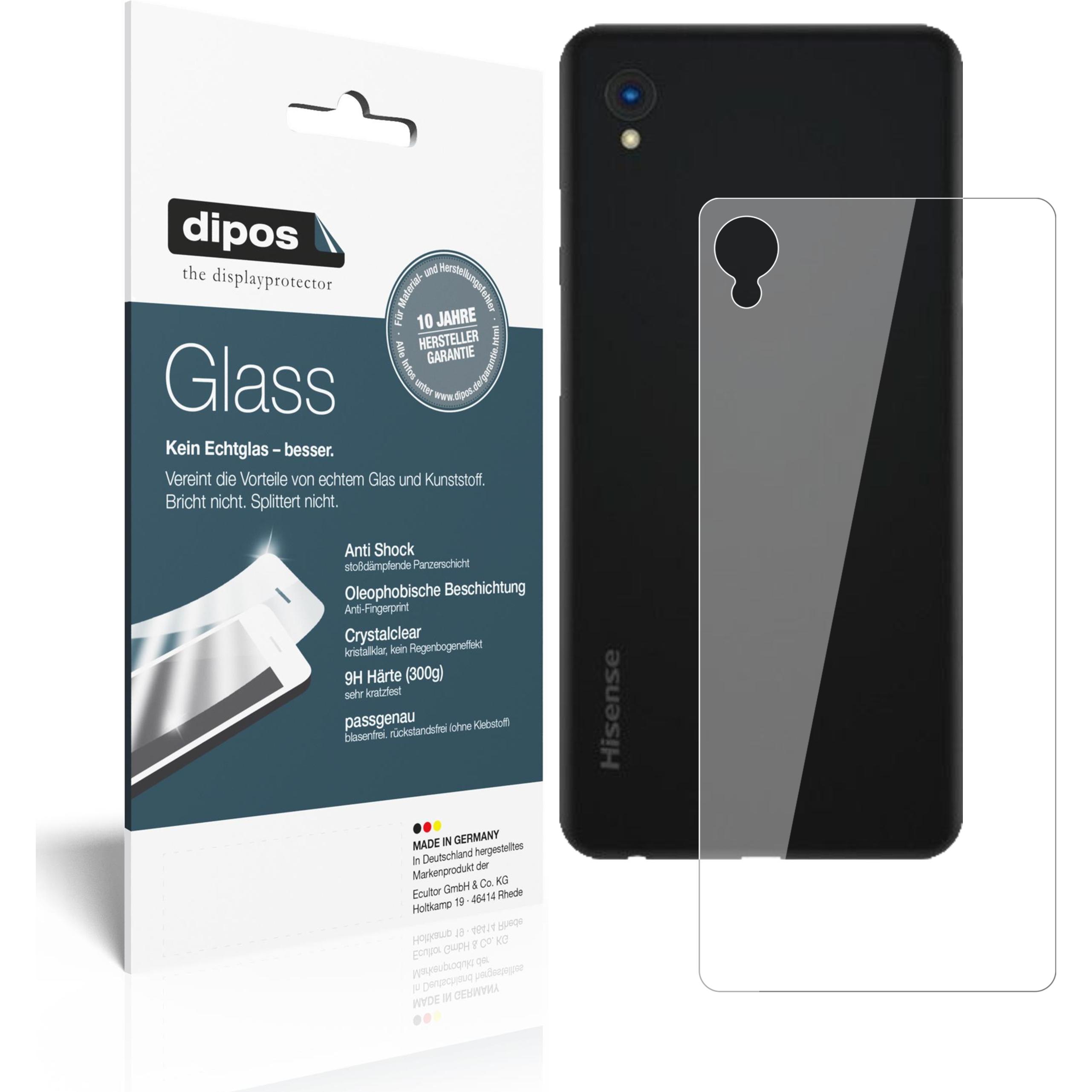 Dipos Displayschutz Anti-Shock (2 Stück, Hisense A5), Smartphone Schutzfolie, Transparent