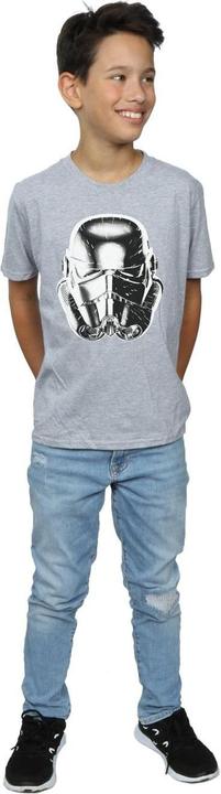 Produktbild Star Wars Stormtrooper Warp Speed Helmet TShirt Jungen (152, 158)