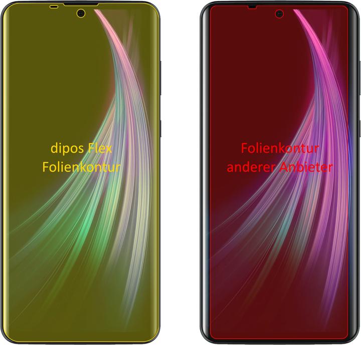 Actual product image Dipos Screen Protector Full-Cover 3D (3 pcs., Sharp Aquos Zero 2)