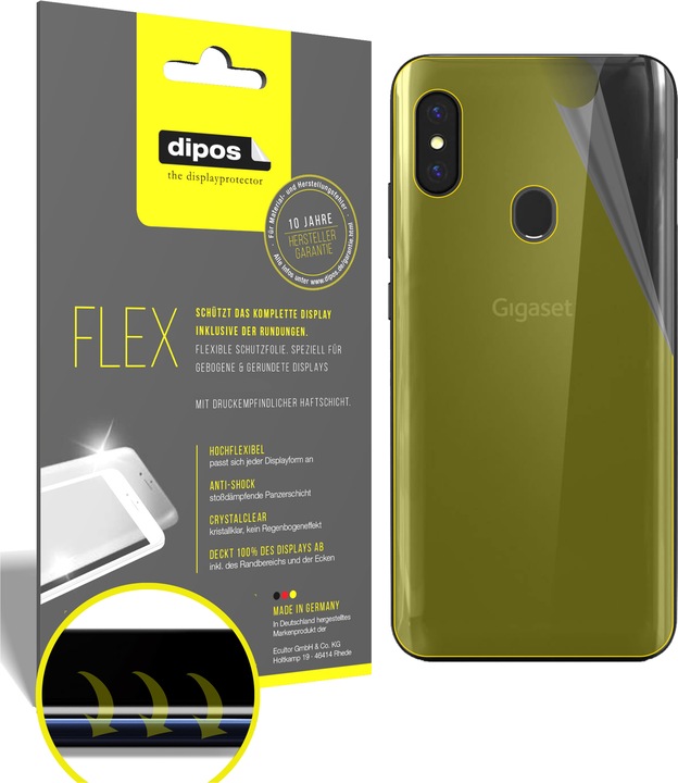 Produktbild Dipos Displayschutzfolie Full-Cover 3D (2 Stück, Gigaset GS290)