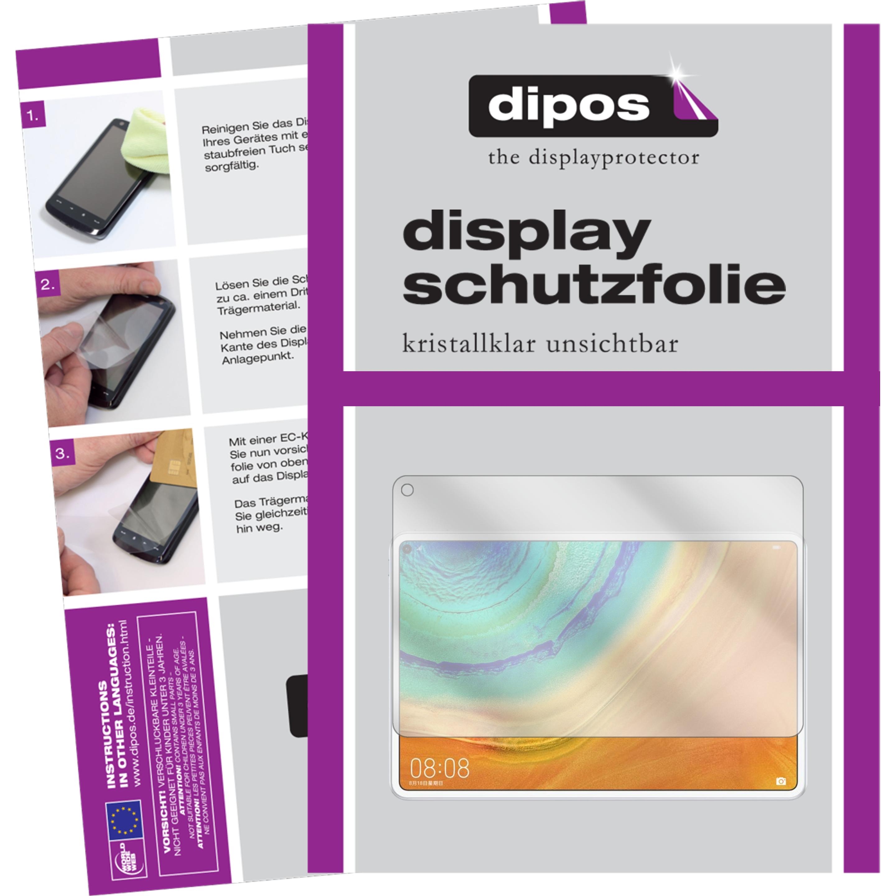 Dipos Displayschutzfolie Crystalclear (2 Stück, Huawei MatePad Pro), Tablet Schutzfolie