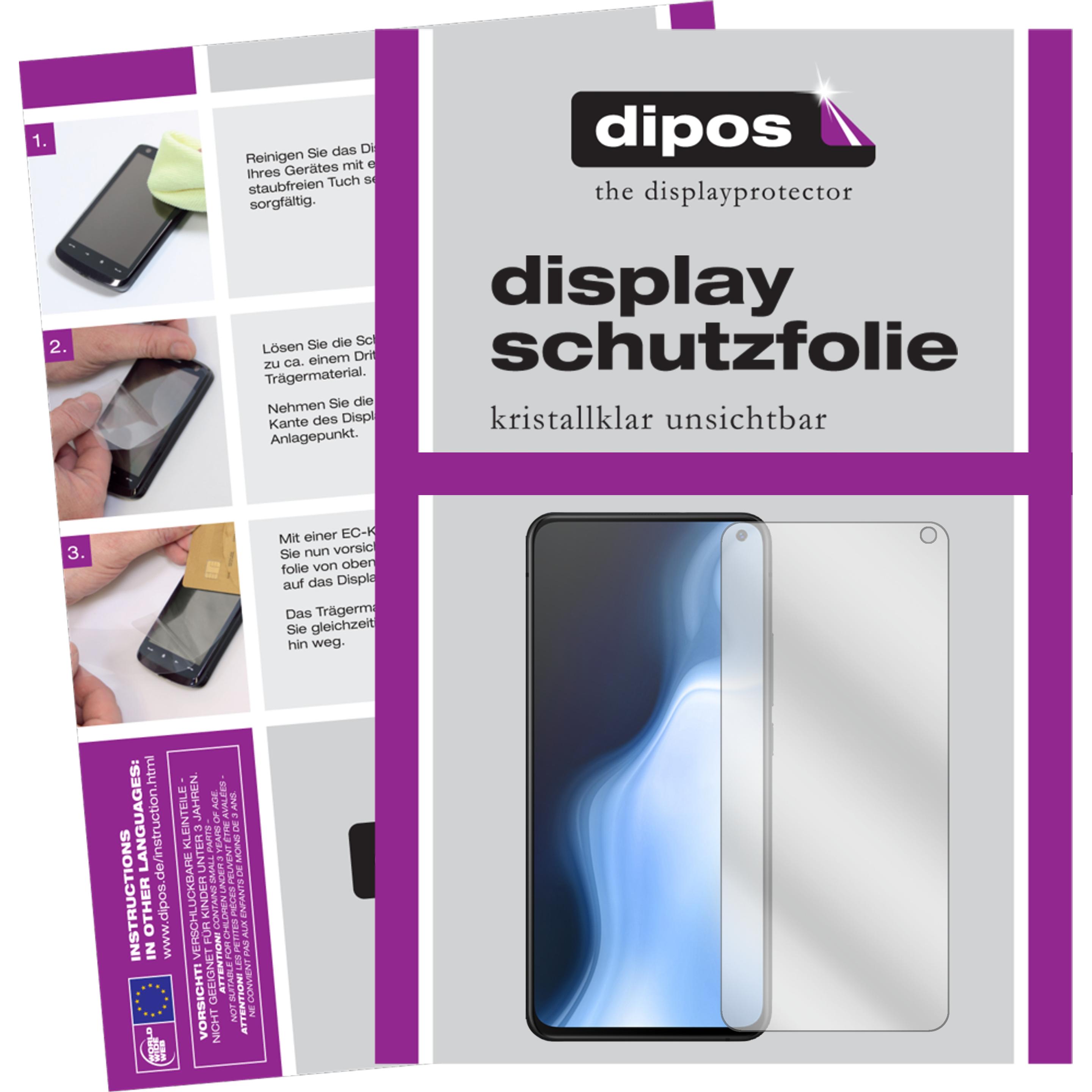 Dipos Displayschutzfolie Crystalclear (6 Stück, Vivo S5), Smartphone Schutzfolie, Transparent