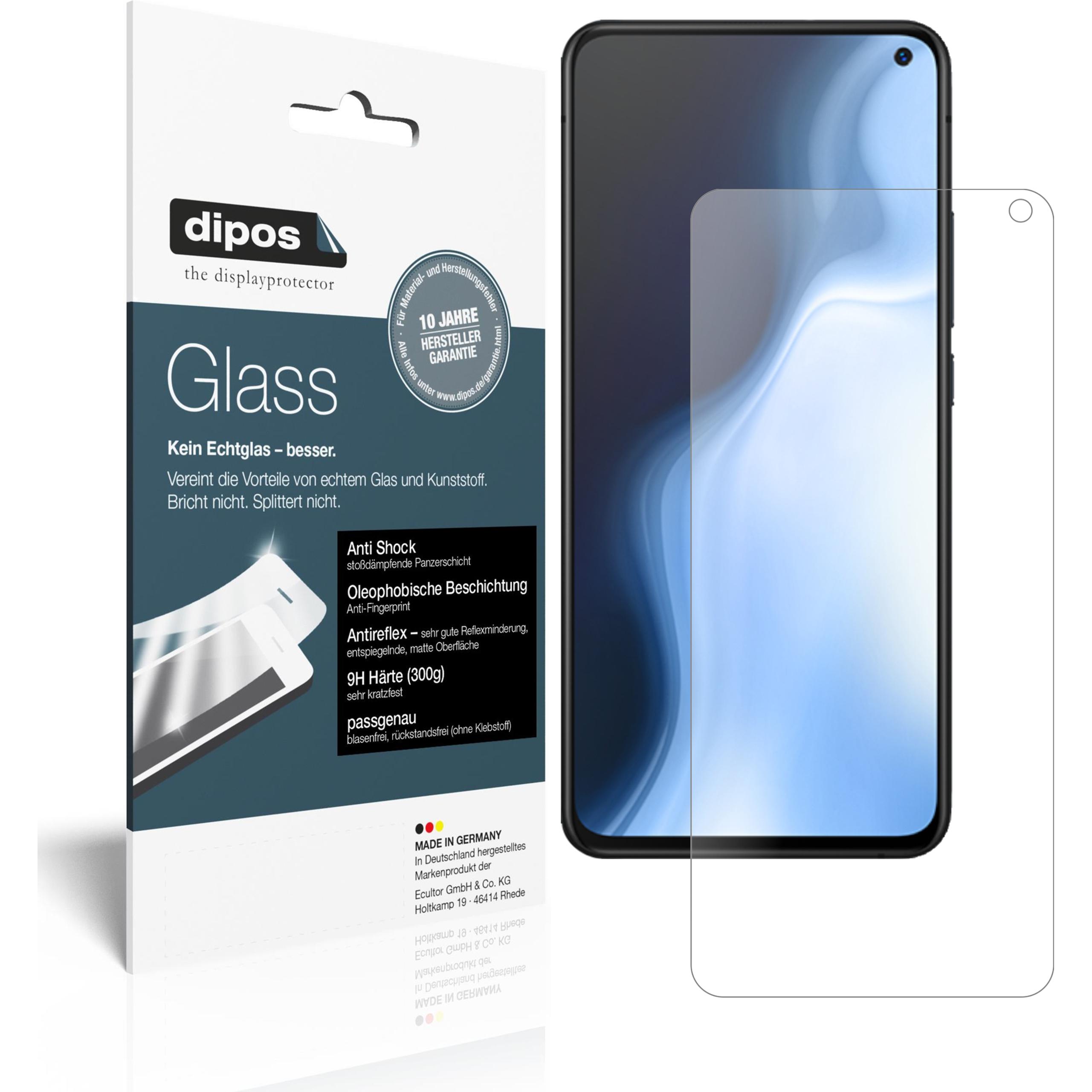 Dipos Displayschutz Anti-Shock (2 Stück, Vivo S5), Smartphone Schutzfolie, Transparent