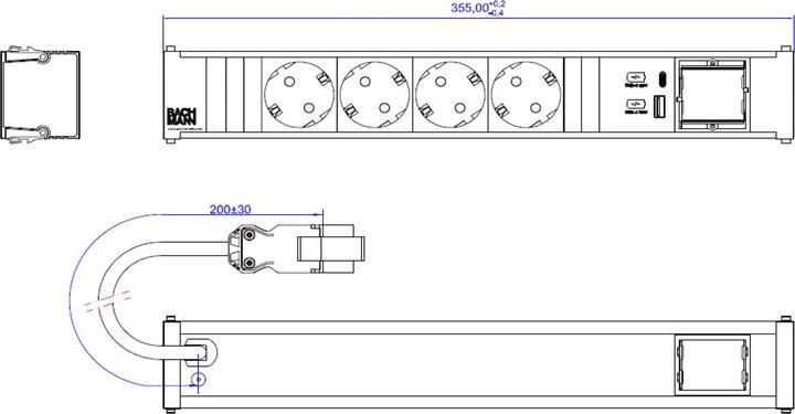 Immagine prodotto Bachmann 912.702 (4x, CEE 7/3)