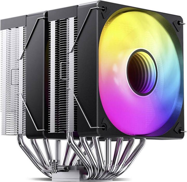 Actual product image Jonsbo CR-3000 CPU Cooler Dual Tower, ARGB - 2x 120 mm, black (160 mm)
