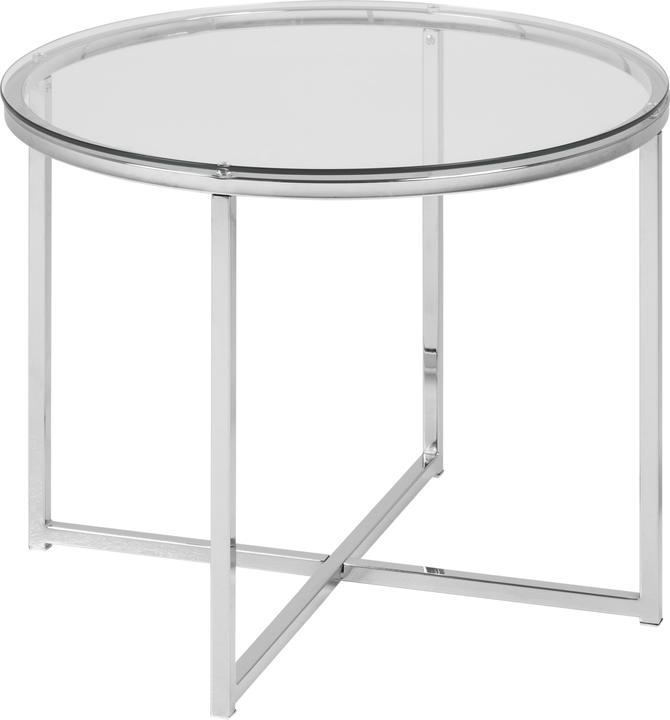 Chromed, Clear glass