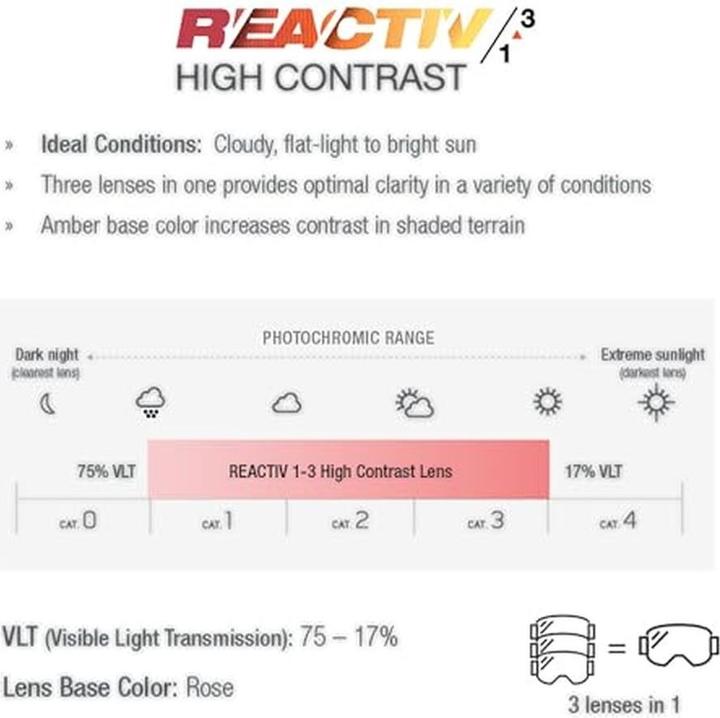 Actual product image Julbo Shadow Performance Ski Goggles