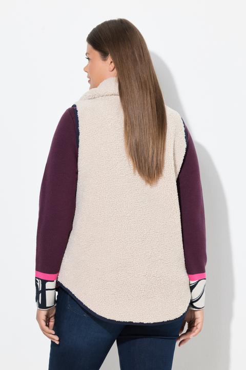 Immagine prodotto Laurasøn Gilet di teddy con collo alto e zip (54)