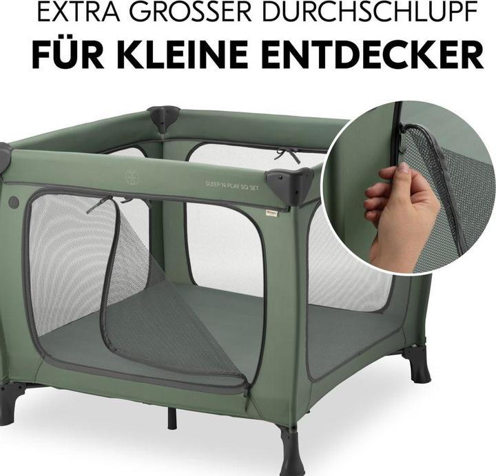 Actual product image Hauck Reisebett & Laufgitter Sleep N Play SQ Set