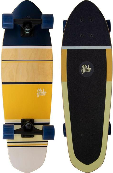 Slide Cruiser Stripes Geel (27.95")