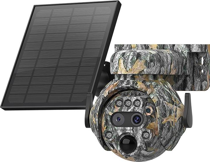 Viking solární outdoorová HD camera HDs04 4G, šedá (2304 x 1296 Pixels)