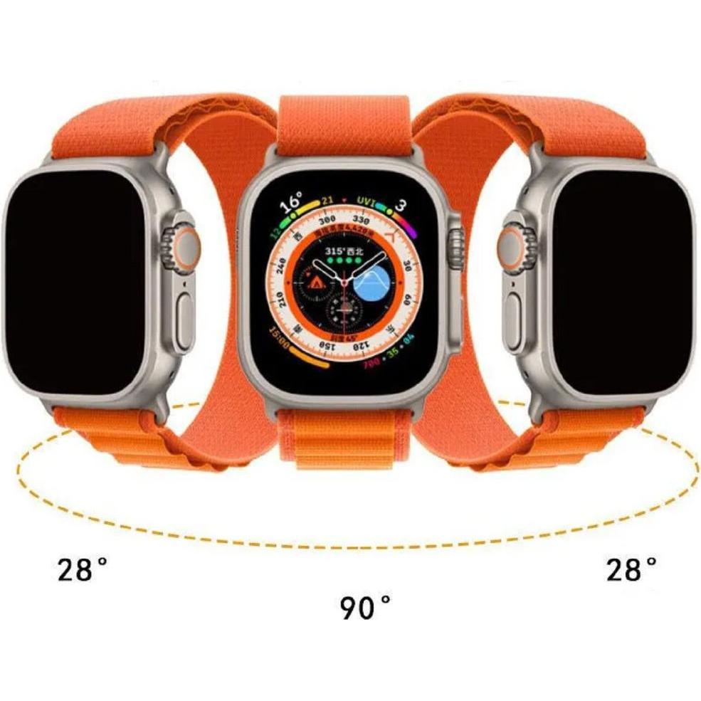 Protectorking 2x Blickschutz tempered 9H Panzerglas Anti-Spy, Smartwatch Schutzfolie