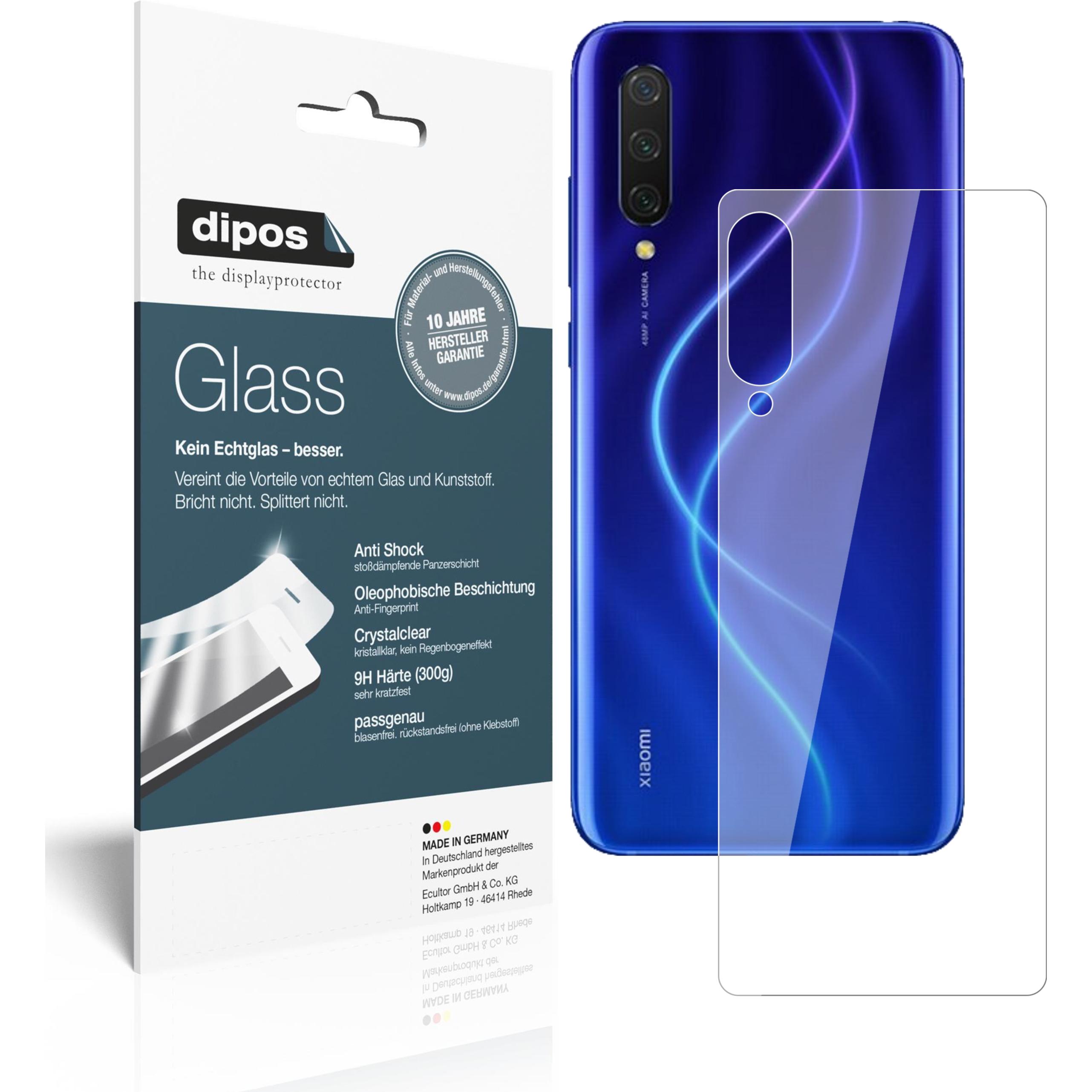 Dipos Displayschutz Anti-Shock (2 Stück, Xiaomi Mi CC9), Smartphone Schutzfolie, Transparent
