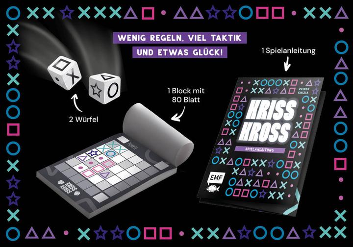 Actual product image Dice game: Kriss Kross - Who will get the highest score? (German)