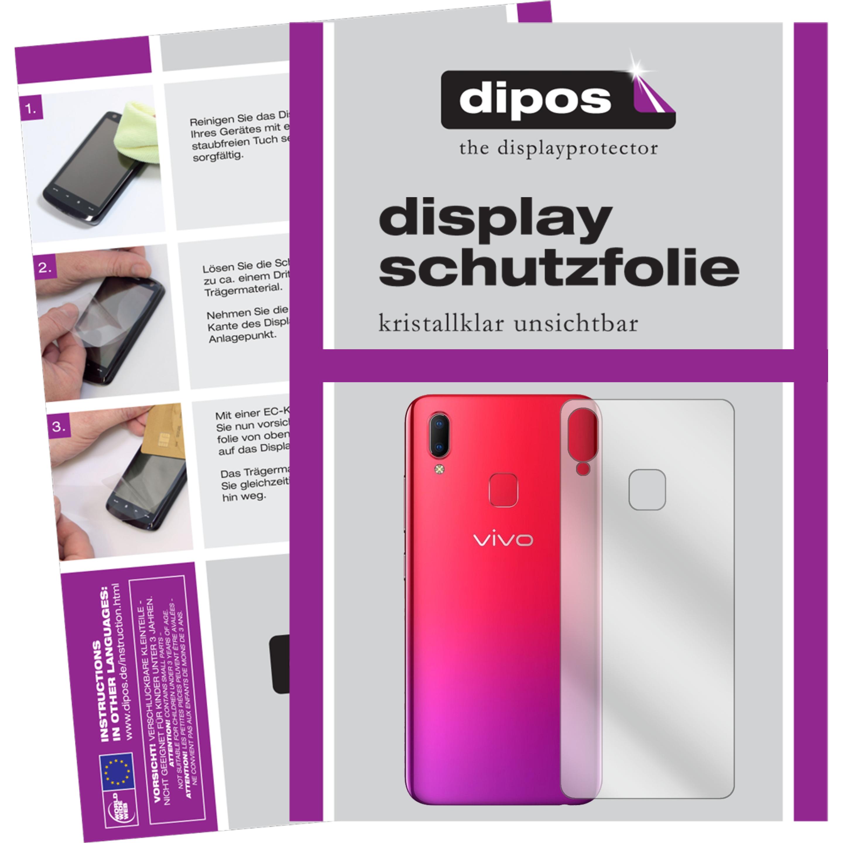 Dipos Displayschutzfolie Crystalclear (1 Stück, Vivo Y91 C), Smartphone Schutzfolie, Transparent